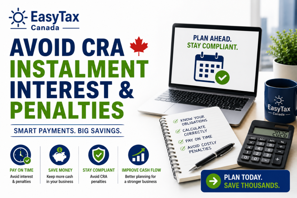 How to Avoid CRA Instalment Interest & Penalties