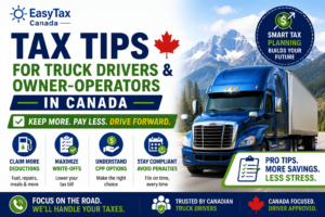 Tax Tips for Truck Drivers & Owner-Operators in Canada